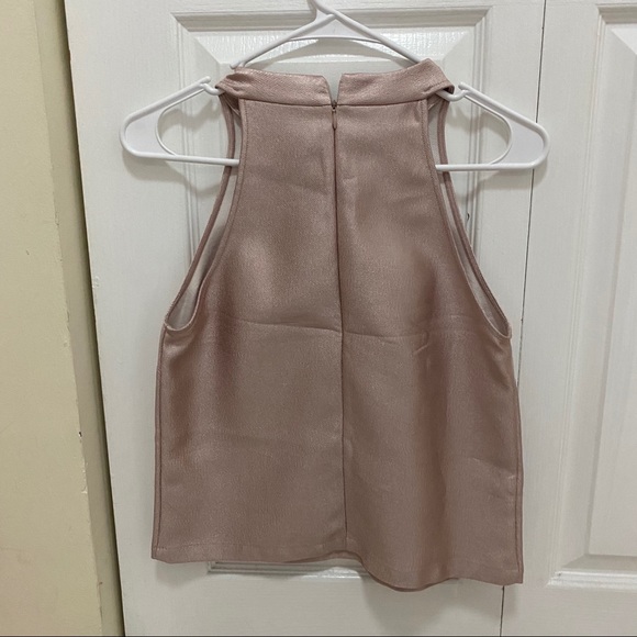 Zara dusty rose sleeveless top - Picture 3 of 3